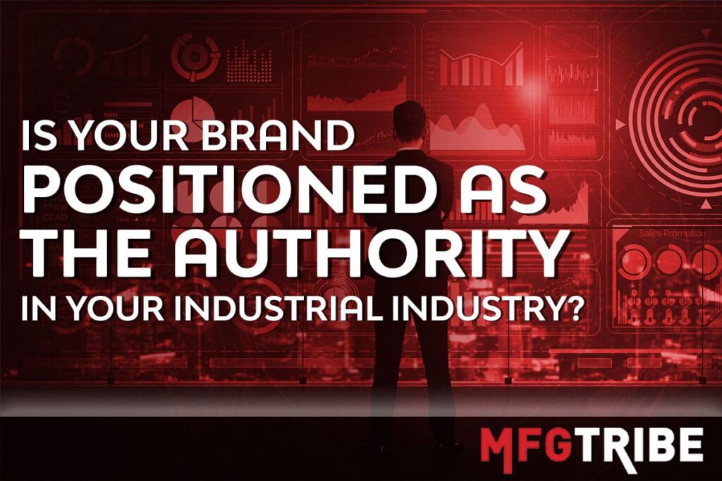 Man standing in the distance thinking if his manufacturing company is positioned as an authority in the industrial industry.
