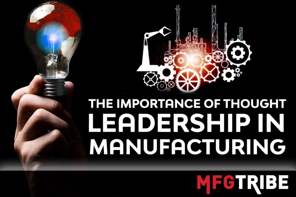 hands holding a lightbulb representing why thought leadership in manufacturing is important.